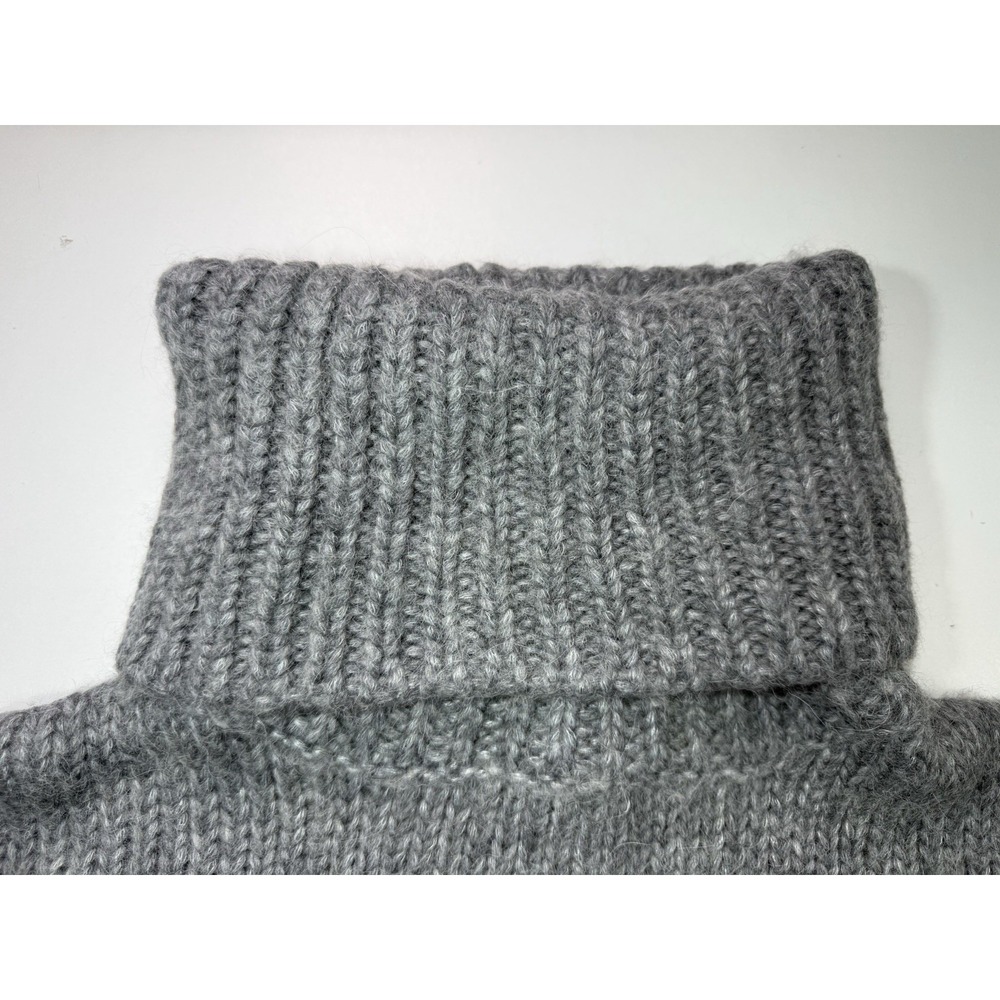 Helsa Janin‎ Turtleneck Sweater Medium Wool Alpaca Kangaroo Pocket Oversized Fit - Picture 7 of 14
